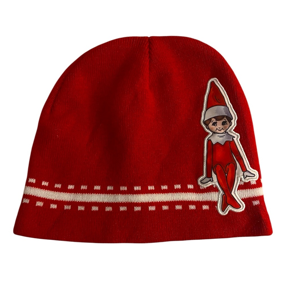 🎄🎅🏻ELF ON THE SHELF RED BEANIE OS